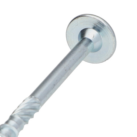 1 x "Puu- ja lastulevyruuvi Levypää TORX T30 "Halkeamista estävä kärki 6X110 Osittain kierteytetty Sinkitty teräs