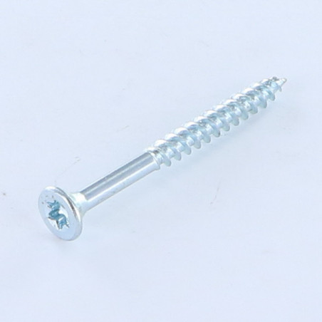 1 x Puuruuvi uppokantainen TORX T30 6X180 Osittain kierteytetty Sinkitty teräs