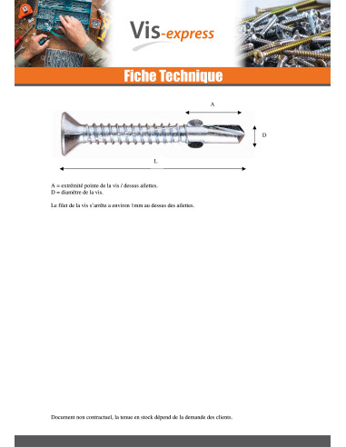 1 x Itseporautuva ruuvi uppokantainen TORX T30...