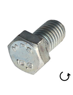 Metalliruuvit Kuusiopää TH Kierre Vasen M6X10 Luokka 10.9... 2