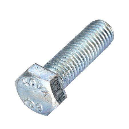 1 x Metalliruuvit Kuusiopää TH Kierre Vasen M8X40 Luokka 10.9 geomet-teräs