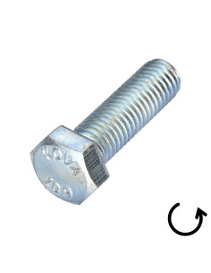 Metalliruuvit Kuusiopää TH Kierre Vasen M8X40 Luokka 10.9... 2