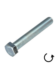 Metalliruuvit Kuusiopää TH Kierre Vasen M10X80 Luokka... 2