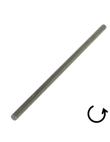 1 x Kierre Raakateräs M10X295 Kierre vasemmalle