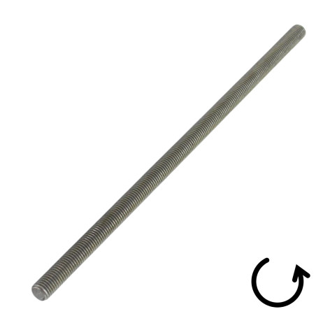 1 x Kierre Raakateräs M10X295 Kierre vasemmalle
