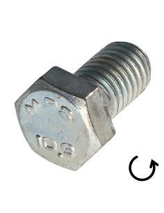 Metalliruuvit Kuusiopää TH Kierre Vasen M12X20 Luokka... 2