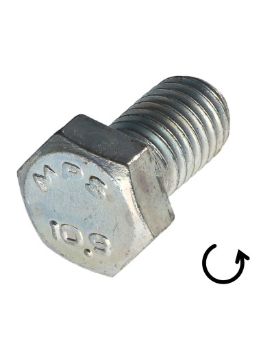 1 x Metalliruuvit Kuusiopää TH Kierre Vasen...