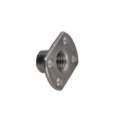 1 x Kaareva hitsausmutteri Ulkopuolinen pomo M8 26X18 korkeus 8 Raakateräs