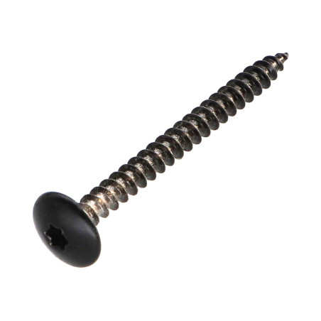 1 x Ruuvi Sarana 4,5x50 Kokonaan kierteytetty TORX T20 Kromiteräs RAL 9005 pikimusta 30 %