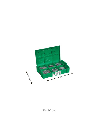 1 x Valikoima: 703 Spax uppokantainen T-STAR+...