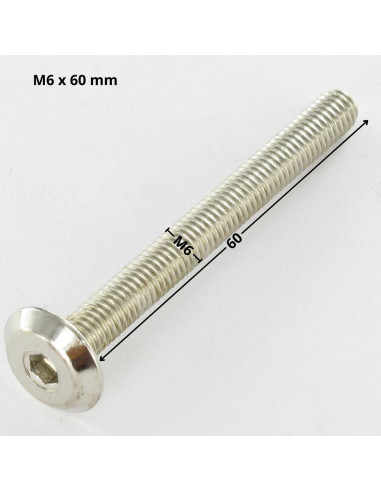 1 x Metalliruuvit litteällä päällä Avain 4 HC4...