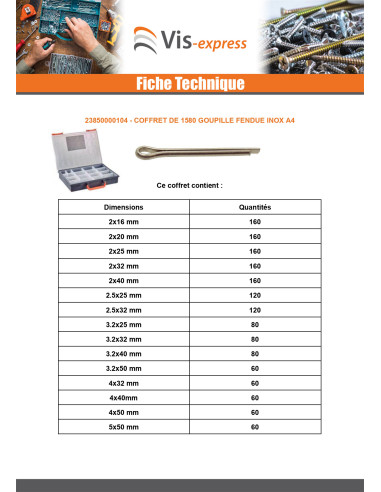 1 x Valikoima: 1580 Sokka Halkaistu Ruostumaton...