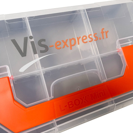 1 x TAPAUS SÄILYTYS KLIPPATTAVA L-BOXX MINI