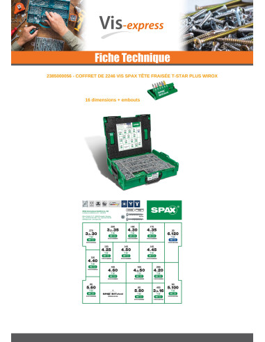 1 x Valikoima: 2446 Spax uppokantainen T+TÄHTI+...