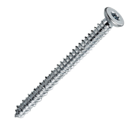1 x Ruuvi Betoni uppokantainen Pienennetty 7,5x142 TORX T30 Sinkitty teräs