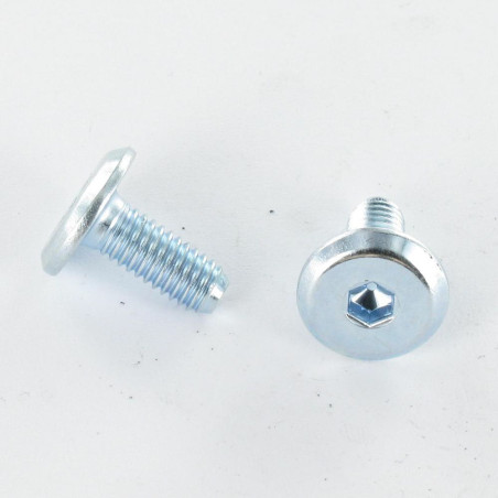 1 x Metalliruuvit litteällä päällä Avain 4 HC4 M6X55 Sinkitty teräs