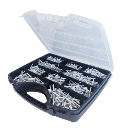 1 x Valikoima: 700 Niitti GORIVET ALX Alumiiniteräsvarsi DEGOMETAL