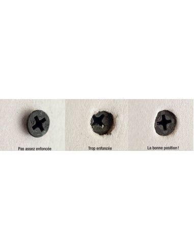 1 x PVC-ruuvi Ruuvi TTPC 3,5x55 Teräsfosfaatti
