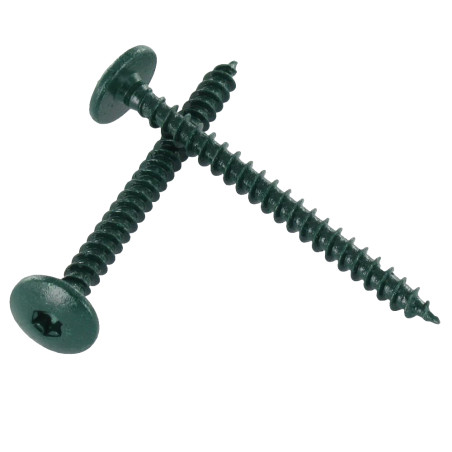 1 x Ruuvi Sarana 4,5x50 Kokonaan kierteytetty TORX T20 Sinkitty teräs LAQ RAL 6021 vaaleanvihreä