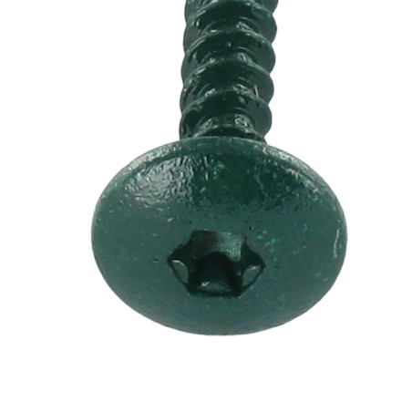 1 x Ruuvi Sarana 4,5x50 Kokonaan kierteytetty TORX T20 Sinkitty teräs LAQ RAL 6021 vaaleanvihreä