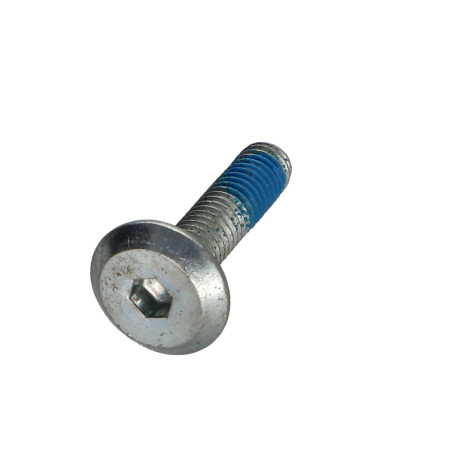 1 x Metalliruuvit litteällä päällä Avain 4 HC4 M6X25 Sinkitty teräs + Lukitus kierre