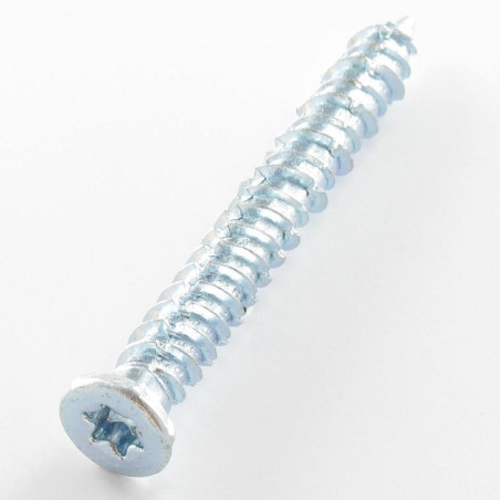 1 x Ruuvi Betoni uppokantainen Pienennetty 7,5x150 TORX T30 Sinkitty teräs