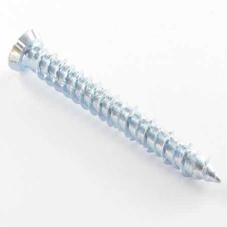 1 x Ruuvi Betoni uppokantainen Pienennetty 7,5x150 TORX T30 Sinkitty teräs