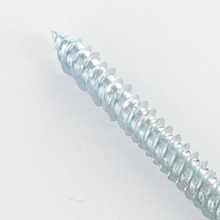 1 x Ruuvi Betoni uppokantainen PUNAINEN 7,5x120 TORX T30 Sinkitty teräs RAL 8017 suklaanruskea