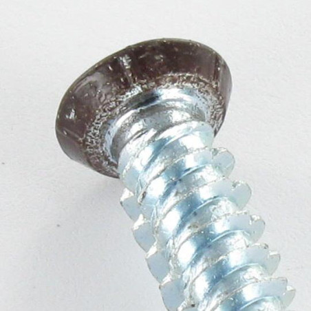 1 x Ruuvi Betoni uppokantainen PUNAINEN 7,5x120 TORX T30 Sinkitty teräs RAL 8017 suklaanruskea