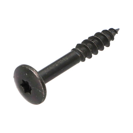 1 x Ruuvi Sarana 7x50 Osittain kierteytetty TORX T30 Musta sinkitty teräs