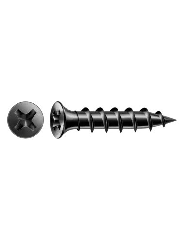 1 x PVC-ruuvi Spax 5,5 x 38 Teräsfosfaatti GIX-G