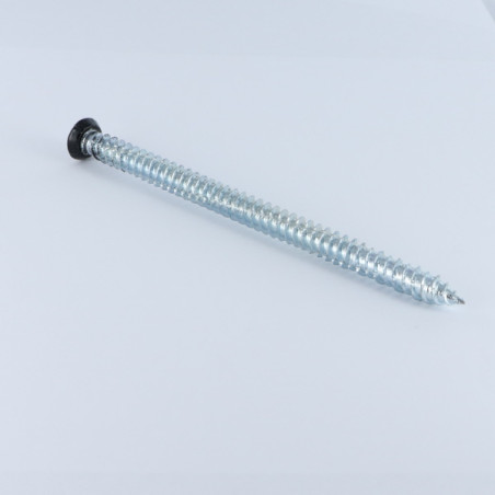 1 x Ruuvi Betoni uppokantainen PUNAINEN 7,5x120 TORX T30 Sinkitty teräs RAL 9005 pikimusta