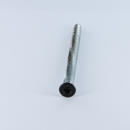 1 x Ruuvi Betoni uppokantainen PUNAINEN 7,5x120 TORX T30 Sinkitty teräs RAL 9005 pikimusta