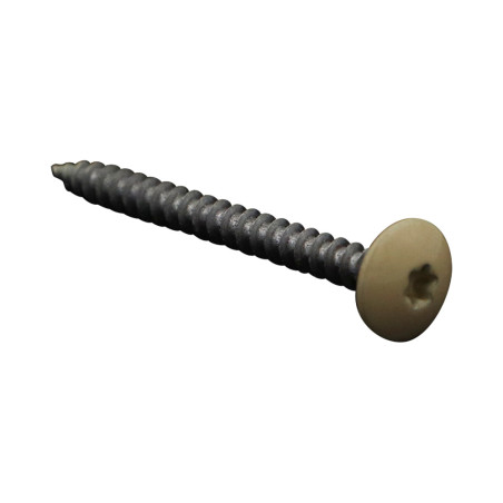 1 x Ruuvi Sarana 4,5x50 Kokonaan kierteytetty TORX T20 Sinkitty teräs LAQ RAL1014
