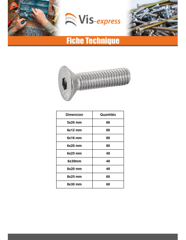 1 x Valikoima: 1240 Metalliruuvit "FHC...