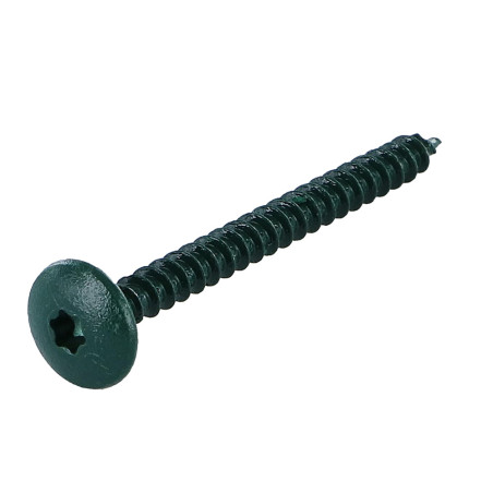 1 x Ruuvi Sarana 4,5x50 Kokonaan kierteytetty TORX T20 Sinkitty teräs LAQ RAL 6005 sammalenvihreä