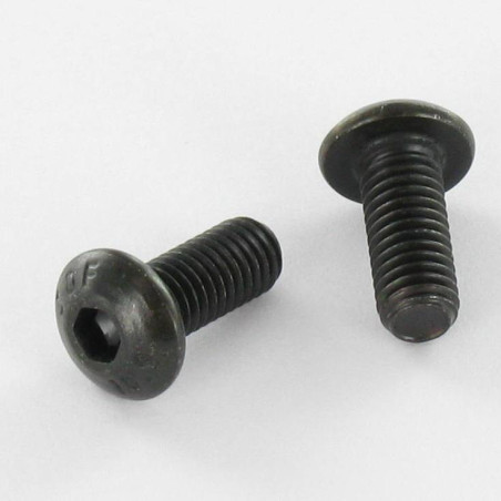 1 x Metalliruuvit BHC (Bombée Hexagonal creux / kupukantainen kuusiopää) M6X55 Kokonaan kierteytetty Luokka 10.9 Avain