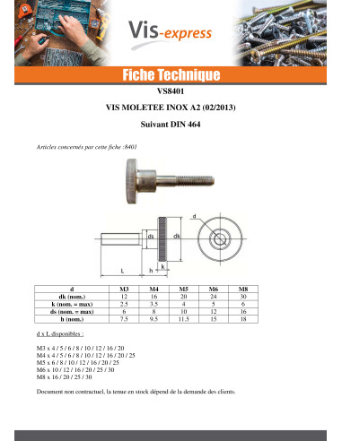 1 x Metalliruuvit Pyälletty M6X20 Ruostumaton...