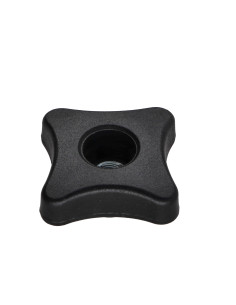Mutteri LENTÄMINEN svart nylon M6