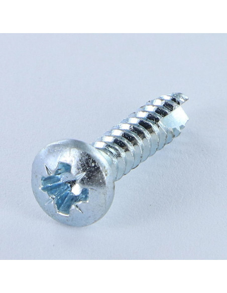 1 x PVC-ruuvi Kupumainen lieriöpää Pozi 3,5-kertainen 5/8 "Halkeamista estävä kärki Sinkitty teräs