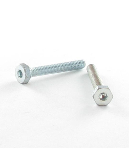 1 x Metalliruuvit Kuusiopää TH + Avain 4 HC4 M6X35 Sinkitty teräs