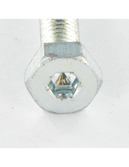 1 x Metalliruuvit Kuusiopää TH + Avain 4 HC4 M6X35 Sinkitty teräs