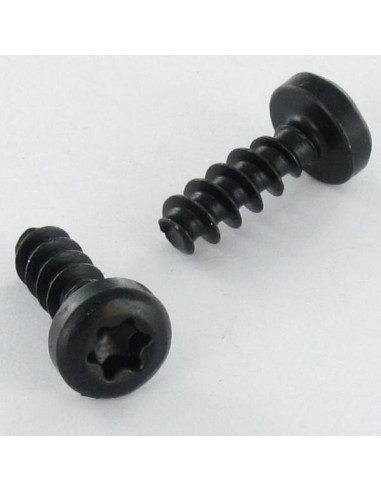 1 x PVC-ruuvi Lieriöpää TORX T20 4X12 Musta...