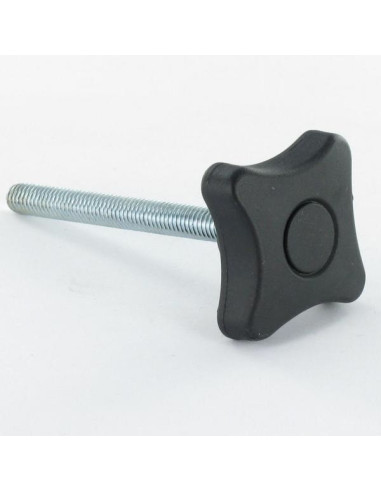 1 x Pää Kiristys 4 TOIMIPAIKAT M5X25 svart nylon