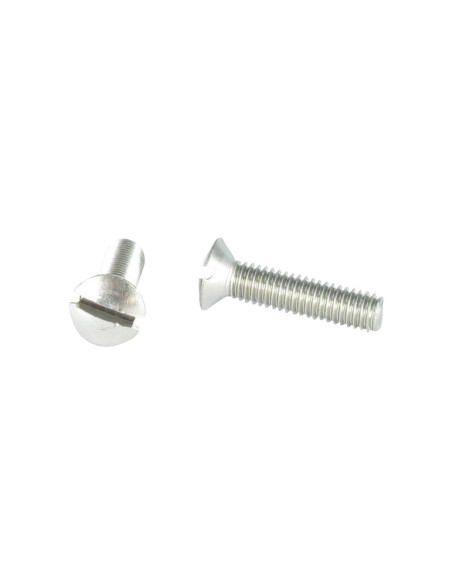 1 x Metalliruuvit Ruostumaton teräs A2 Kupumainen uppokanta Halkaistu M6X50
