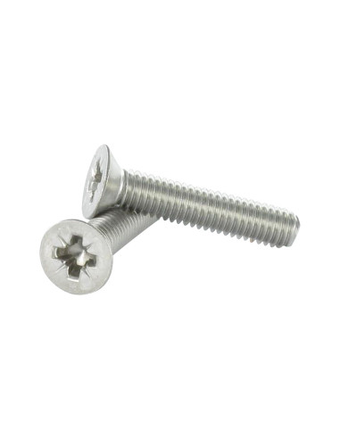 1 x Metalliruuvit Ruostumaton teräs A2...