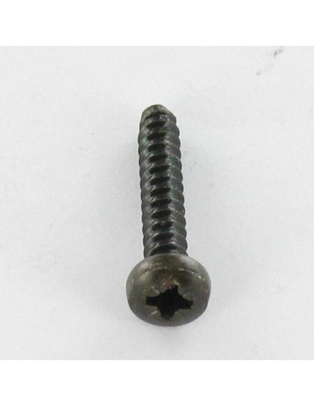 1 x Levyruuvi leveä kupukantainen Pozi 2,9x16 Musta sinkitty teräs Kärjetön