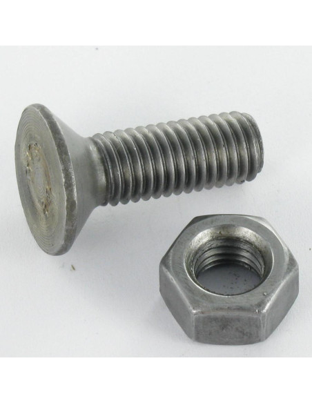 1 x Auran pultti uppokantainen M10X30 1 Nasta Luokka 8.8 Raakateräs