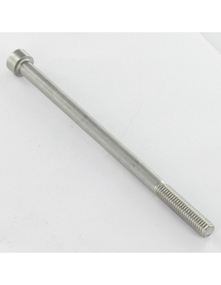 1 x Metalliruuvit Ruostumaton teräs A2 "Lieriömäinen kuusiokoloruuvi Avain 5 HC5 M6X150 Kierteytetty kohteessa 24