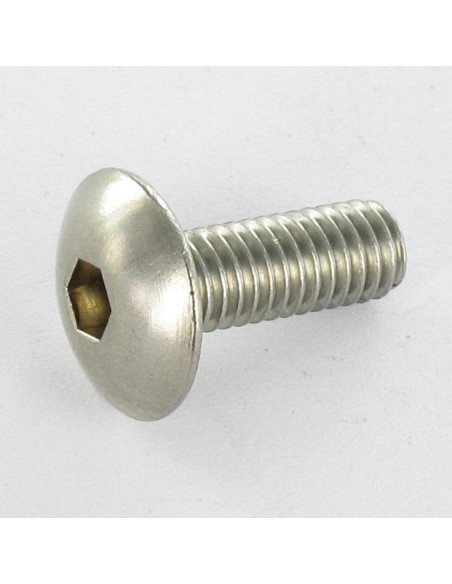 1 x Metalliruuvit "Kupolipultti Avain 4 HC4 M6X30 Ruostumaton teräs